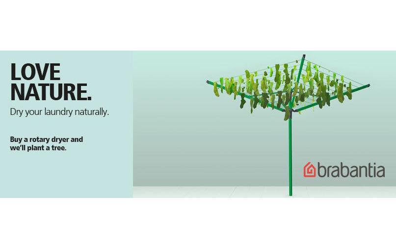 Brabantia Wandtrockner Pull-Out 4.4 m, Schwarz