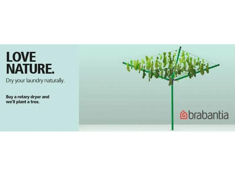 Brabantia Tür-Trockengestell Metallic 4.5 m