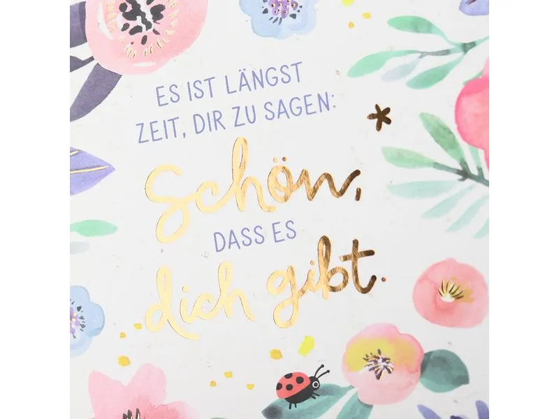 Grafik Werkstatt Minibuch Schön, dass es dich gibt Grafik Werkstatt Minibuch Schön, dass es dich gibt