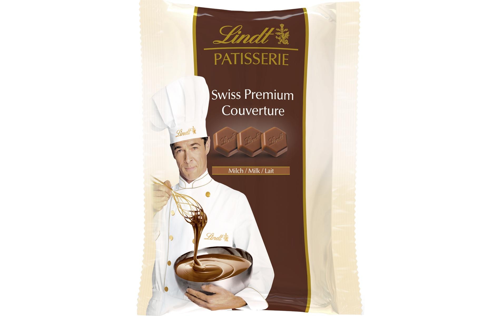 Lindt Schokolade Patisserie Milch Swiss Premium Couverture 500 g