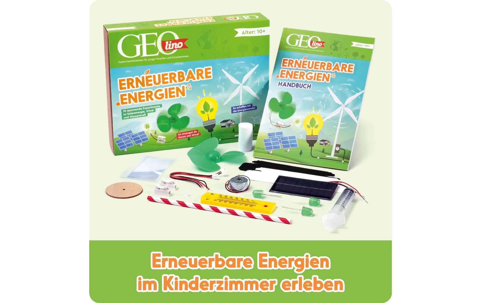 Franzis Experimentierkasten GEOLINO Erneuerbare Energien Deutsch Franzis Experimentierkasten GEOLINO Erneuerbare Energien Deutsch