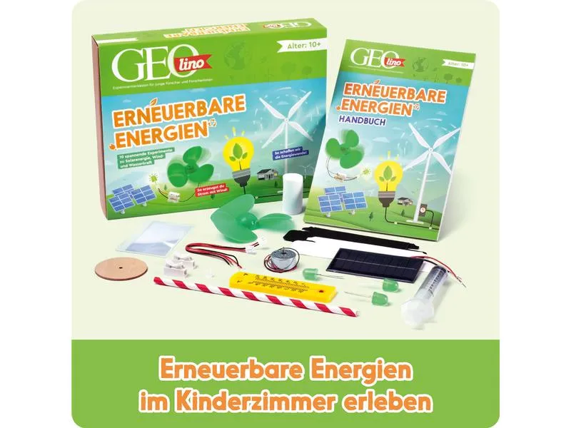 Franzis Experimentierkasten GEOLINO Erneuerbare Energien Deutsch Franzis Experimentierkasten GEOLINO Erneuerbare Energien Deutsch