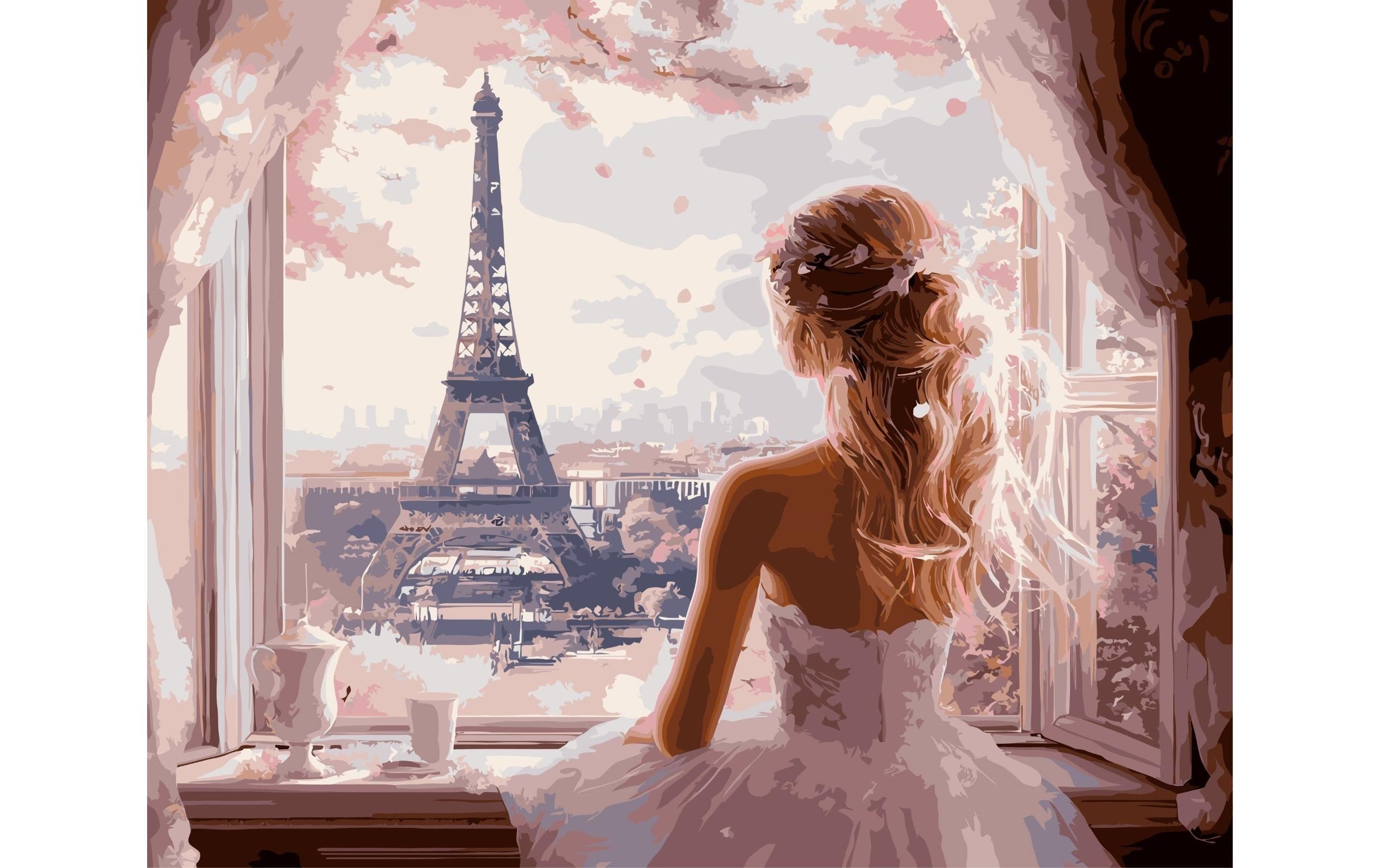 Colorelle Malen nach Zahlen Rosa Glücksgefühle in Paris Colorelle Malen nach Zahlen Rosa Glücksgefühle in Paris