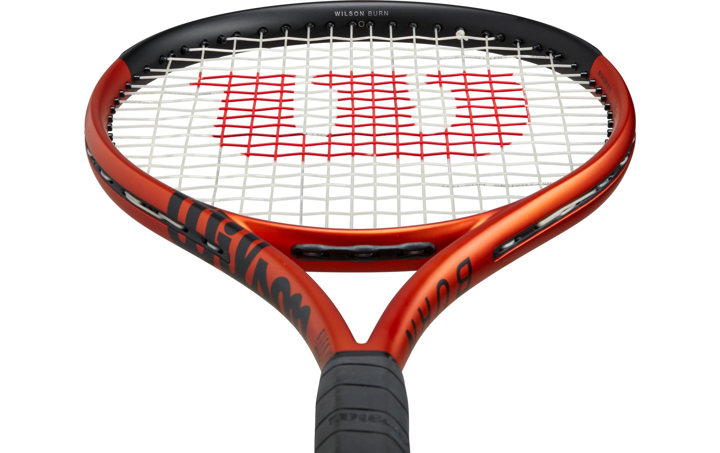 Wilson Tennisracket Burn 100 V5.0 Orange/Schwarz