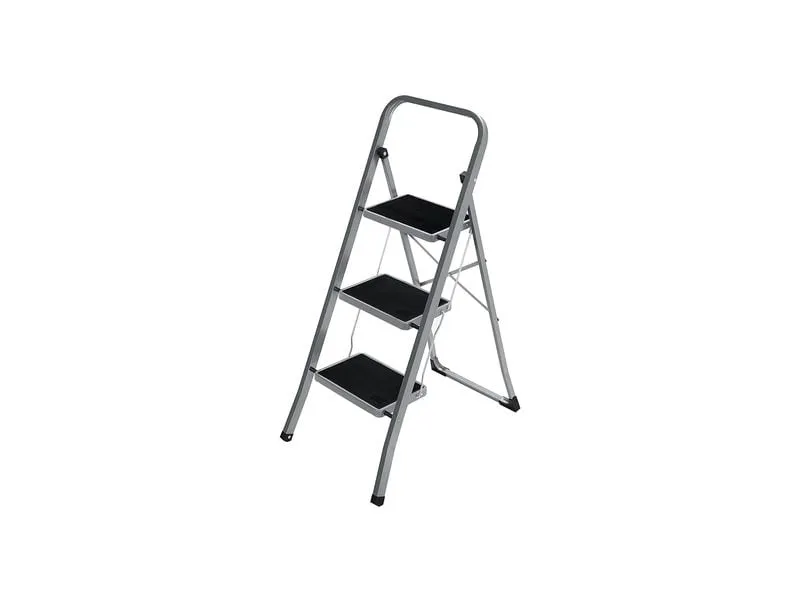 Songmics Trittleiter Grau-Schwarz Songmics Trittleiter Grau-Schwarz