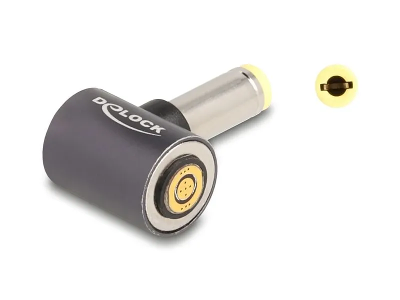 Delock Adapter 5.5 x 2.5 mm Stecker zu magnetischem 8 Pin Konnektor