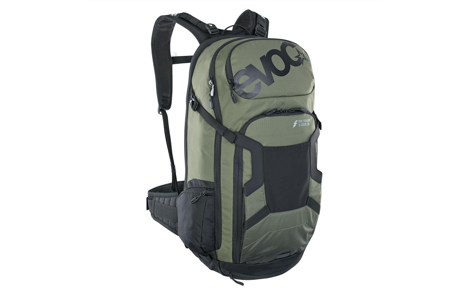 evoc Rucksack FR Tour E-Ride 30 l, Dark/Olive/Black evoc Rucksack FR Tour E-Ride 30 l, Dark/Olive/Black