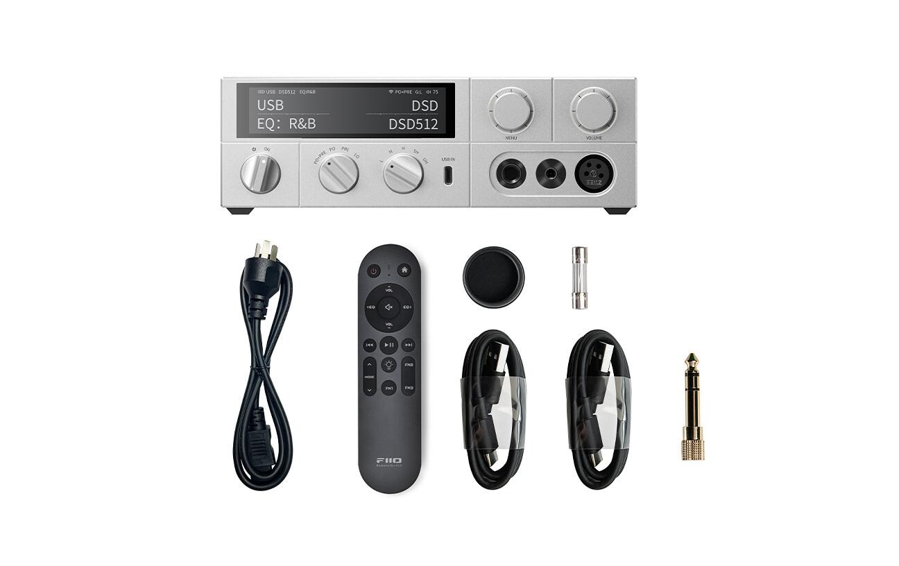 FiiO Kopfhörerverstärker & USB-DAC K15 Silber