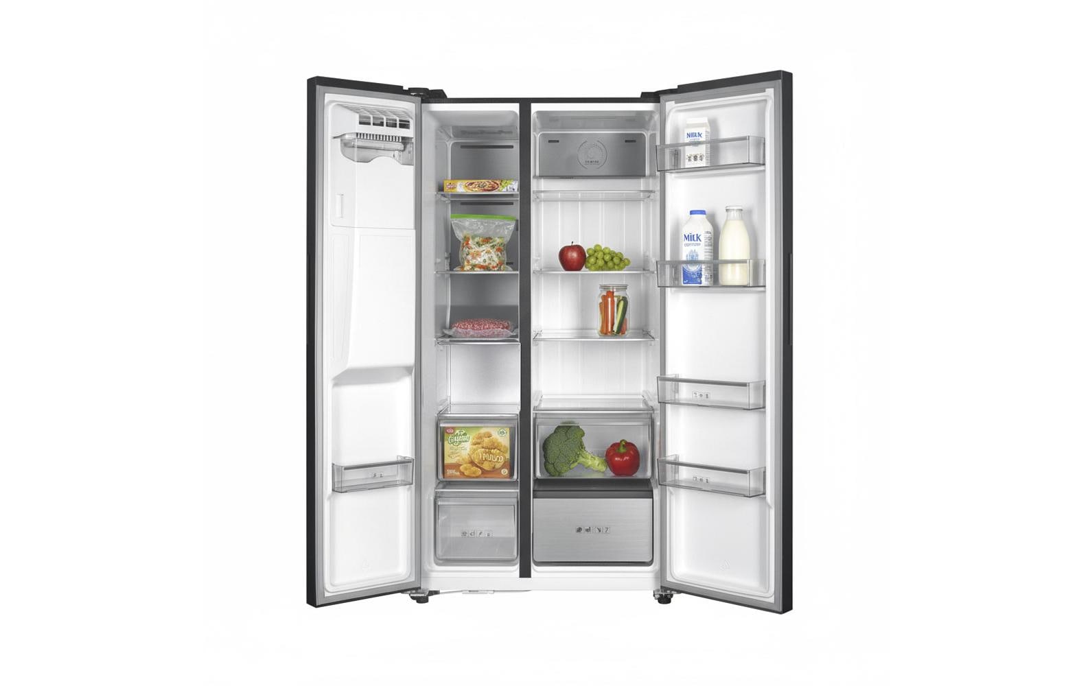 Kibernetik Foodcenter FCSBS600NFEM Schwarz