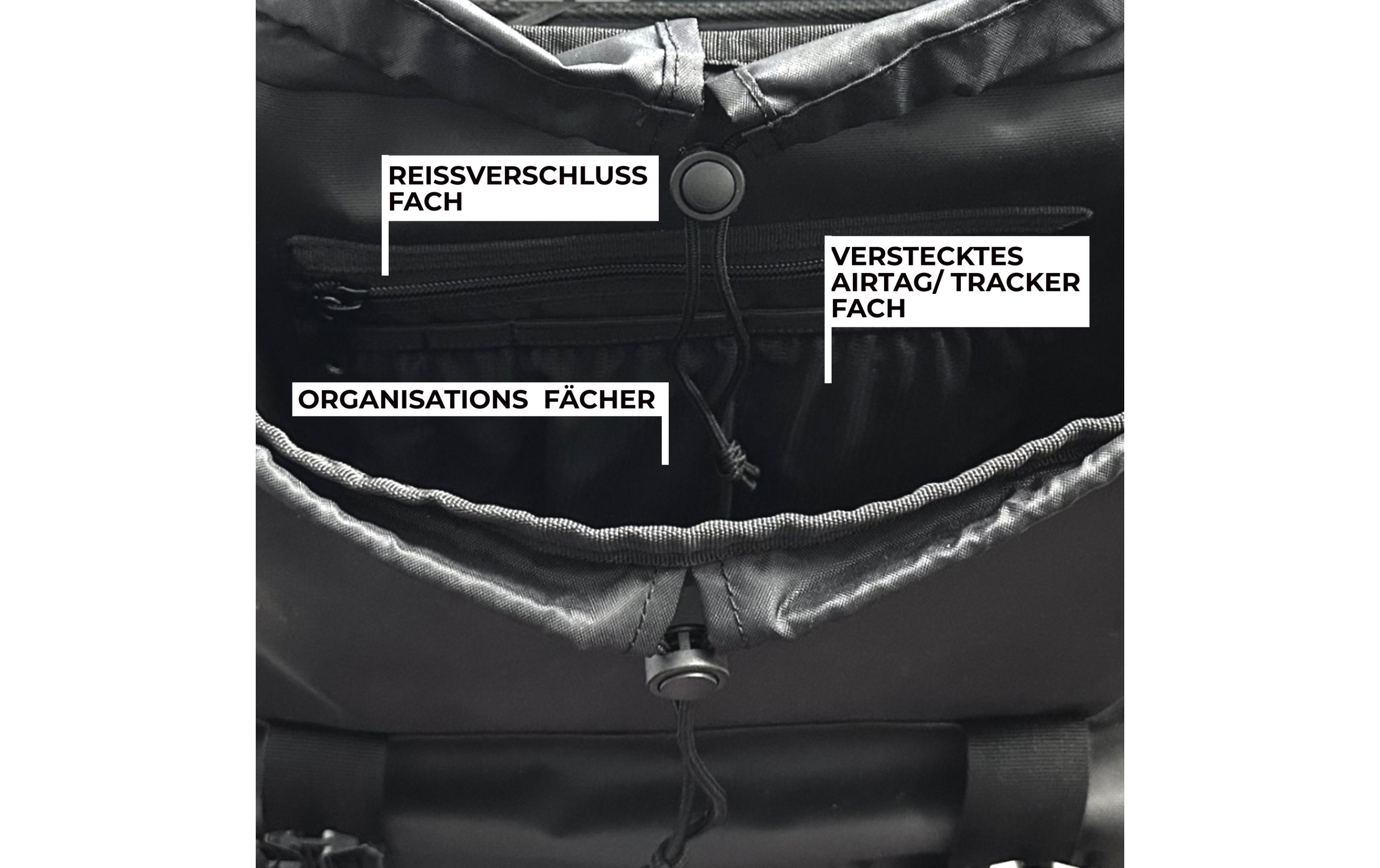 Racoon Rucksack Original 35 l, Schwarz