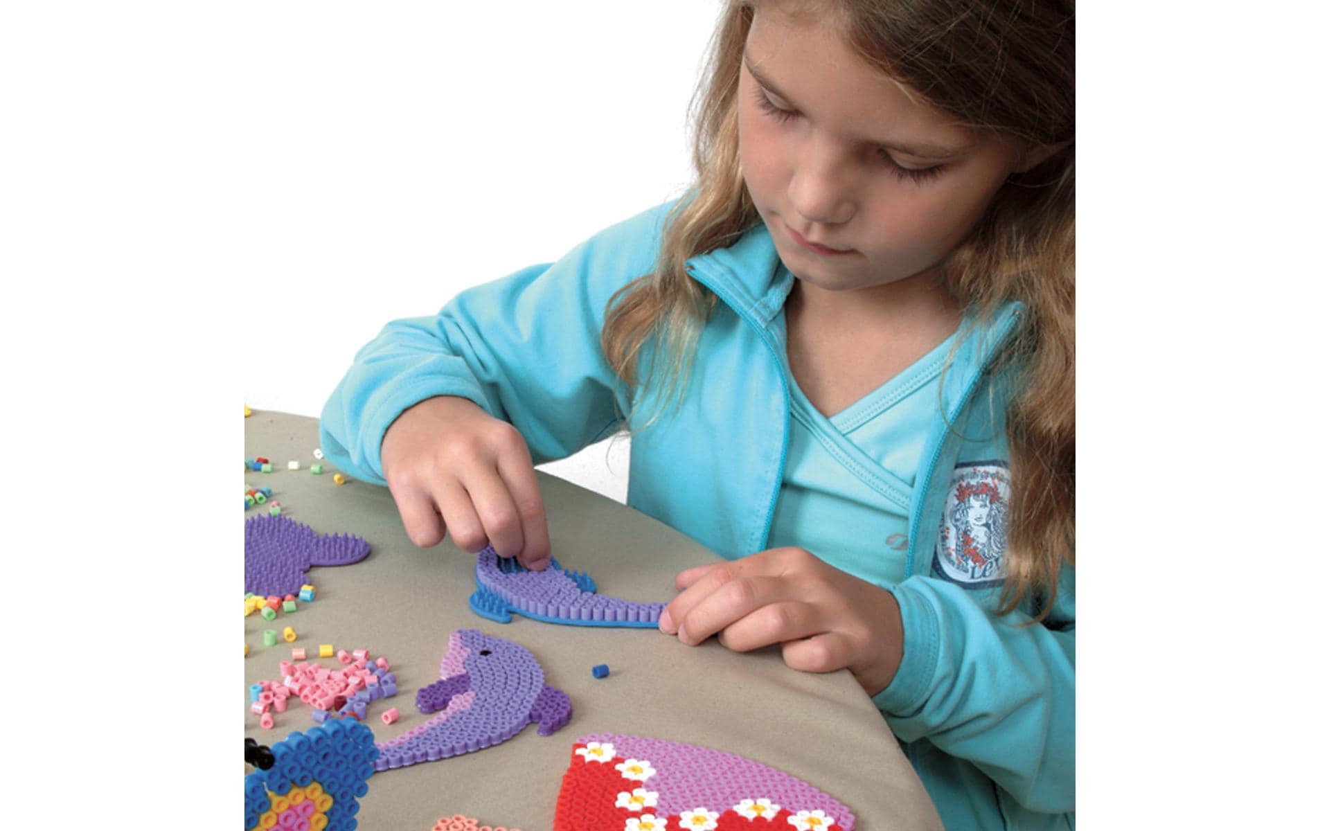 Hama Bügelperlen Platten Tiere 4 Stück Weiss