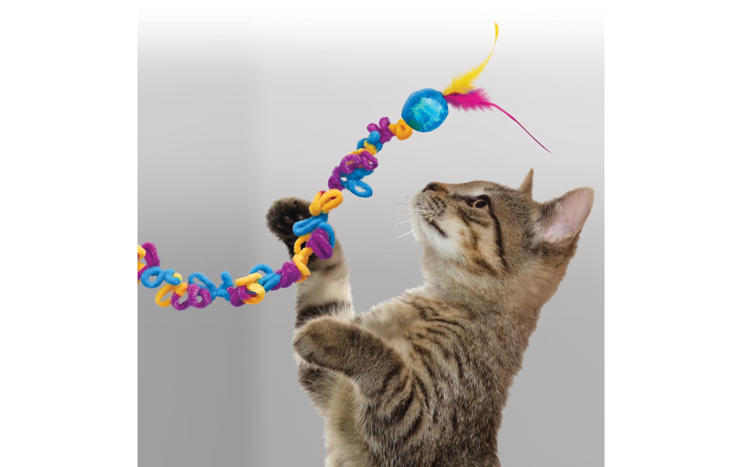 Kong Katzen-Spielangel Teaser Loopz, 147 x 4.5 x 4.5 cm