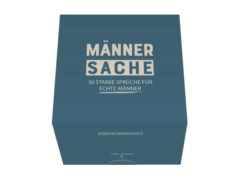 Grafik Werkstatt Message in a Box Männersache Grafik Werkstatt Message in a Box Männersache