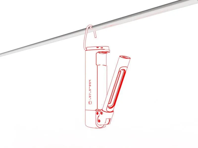 LED LENSER Taschenlampe W7R Work, 600 lm LED LENSER Taschenlampe W7R Work, 600 lm