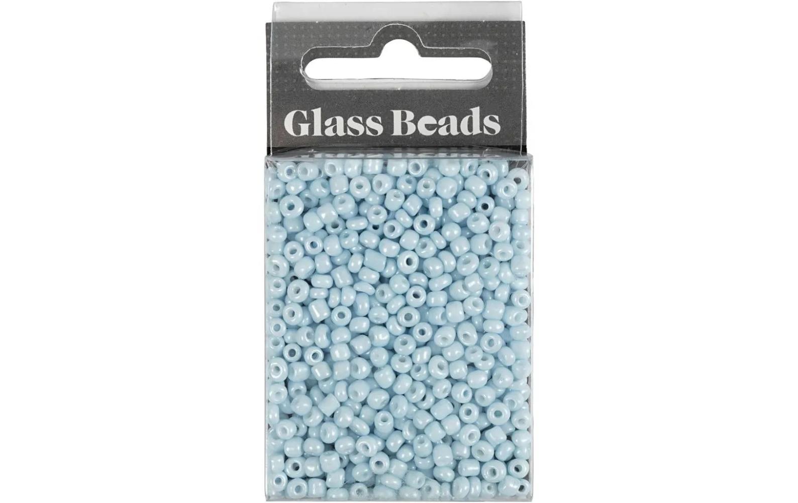 Creativ Company Rocailles-Perlen Glasperlen Hellblau