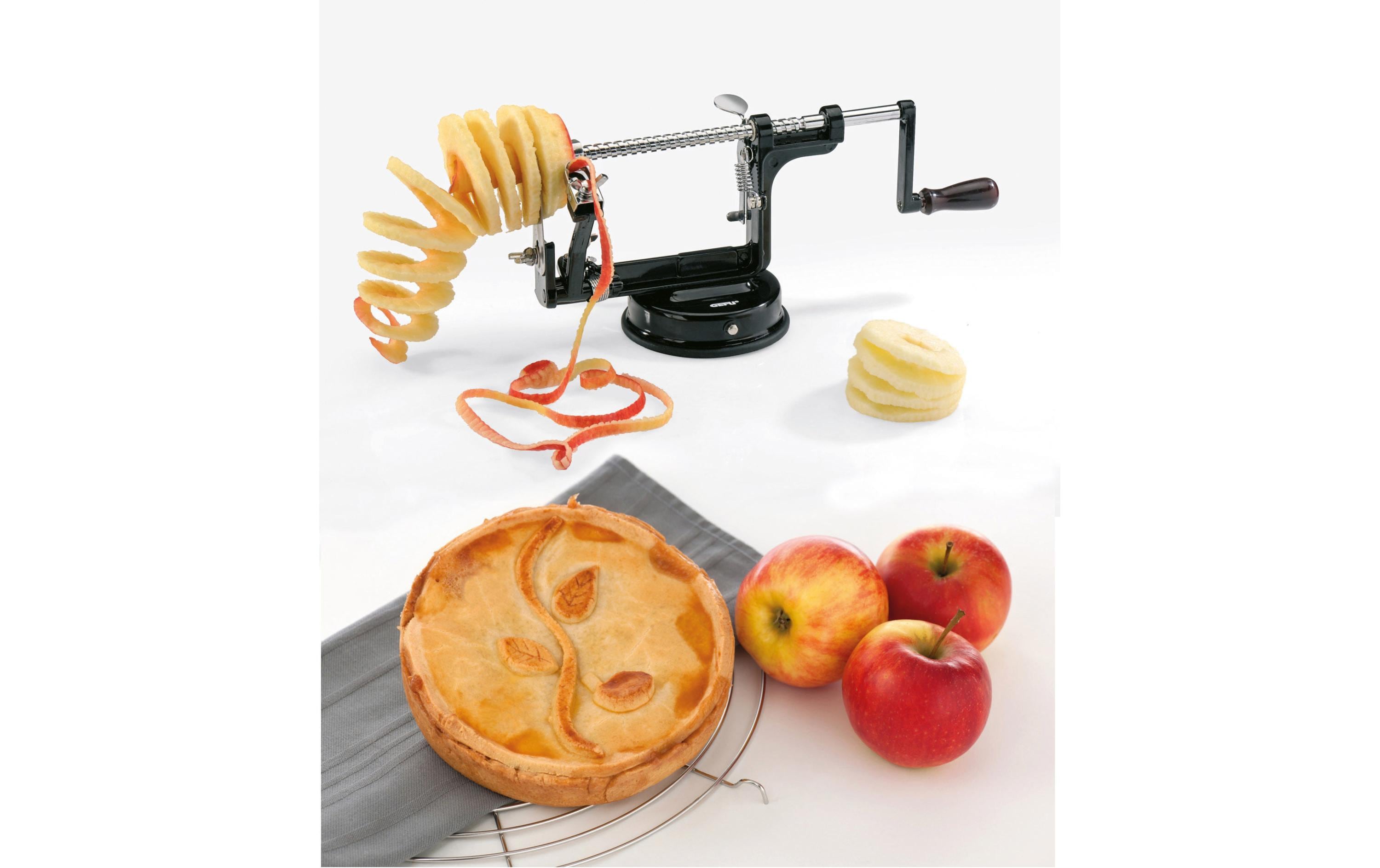 GEFU Apfelschäler 3 in 1 Delicio Schwarz