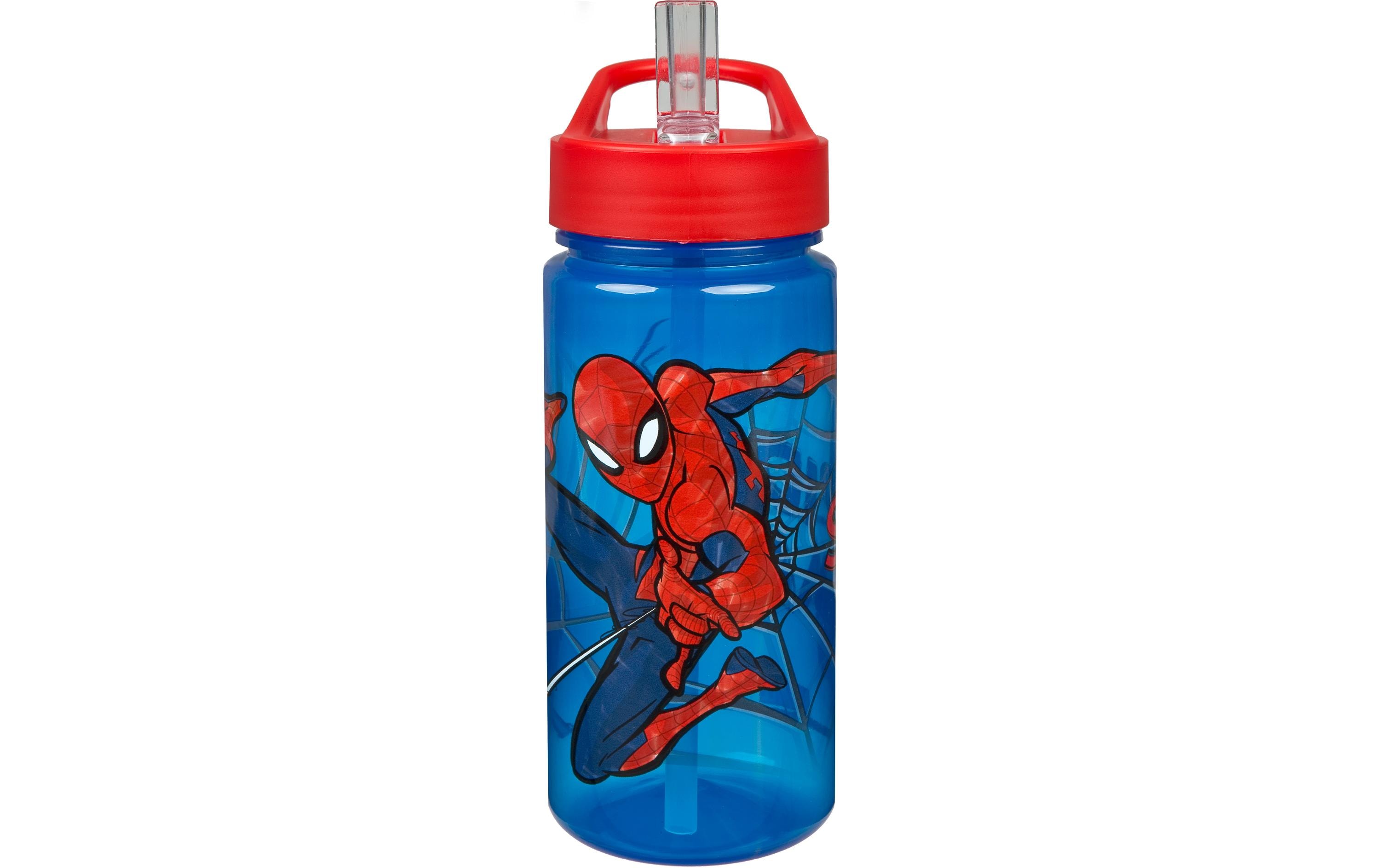 Scooli Trinkflasche Spiderman 500 ml, Blau/Rot