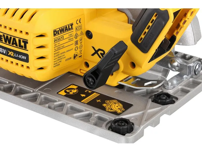 DeWalt Akku-Handkreissäge DCS572NT 18 V, Solo DeWalt Akku-Handkreissäge DCS572NT 18 V, Solo