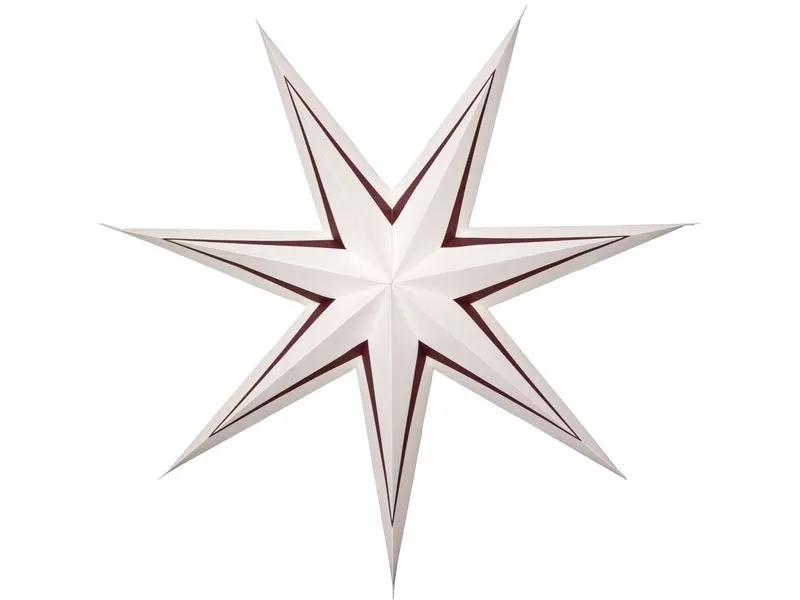 Star Trading Stern Paper Star Stripe, Indoor, Weiss Star Trading Stern Paper Star Stripe, Indoor, Weiss