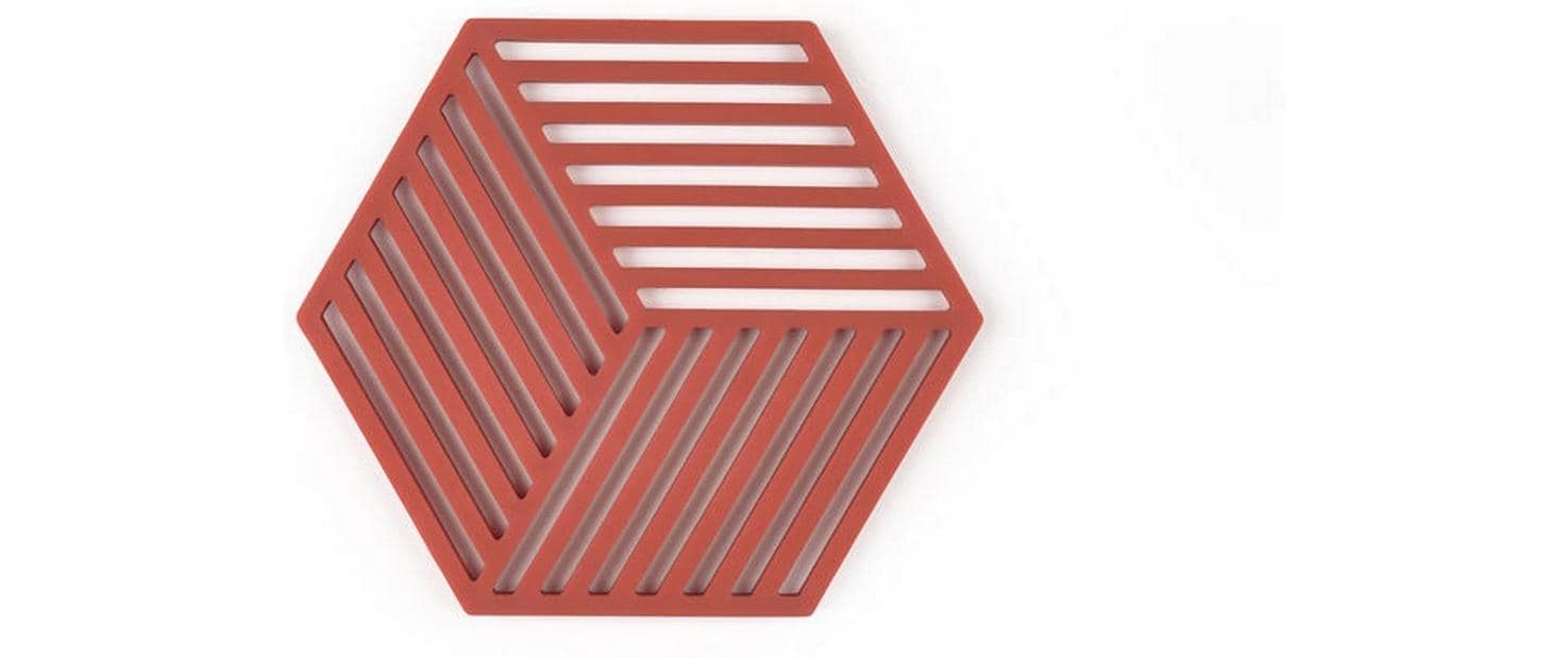 Zone Denmark Topfuntersetzer Hexagon Rot
