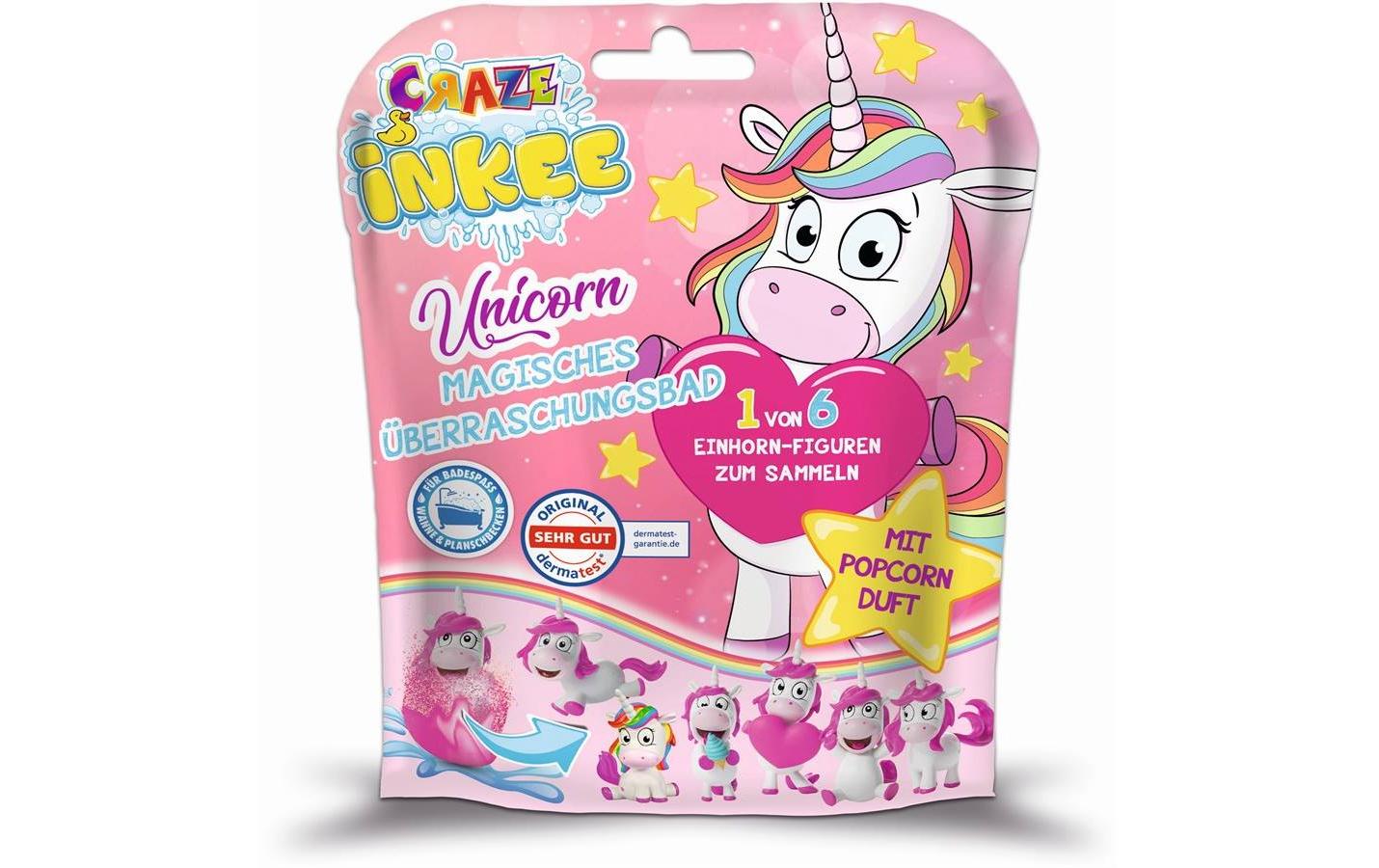 Craze Badekugel Inkee: Mit Überraschung – Unicorn 1 Stück Craze Badekugel Inkee: Mit Überraschung – Unicorn 1 Stück