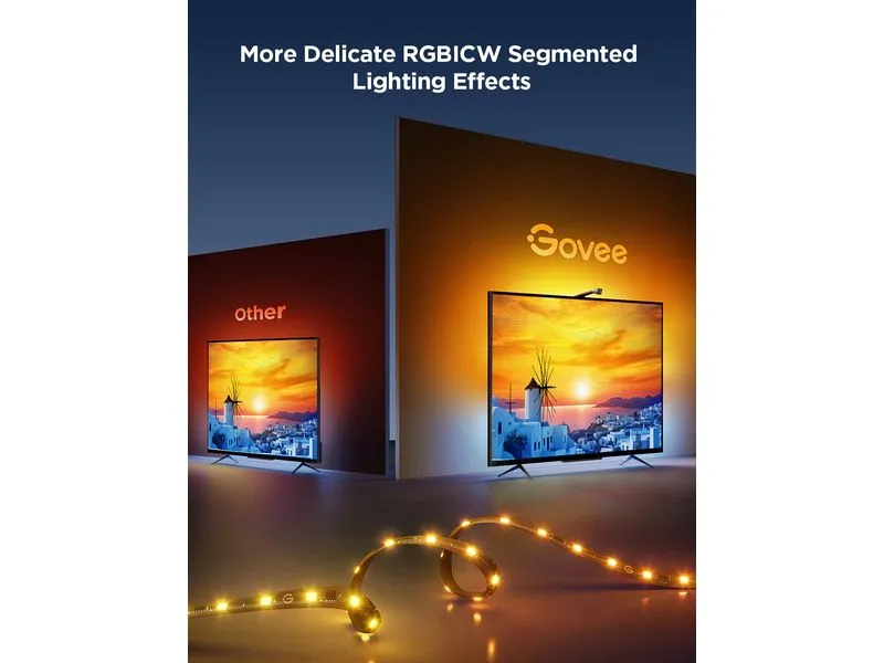 Govee Envisual TV Backlight T3, 75-85, RGBICW, WiFi, BT Govee Envisual TV Backlight T3, 75-85, RGBICW, WiFi, BT