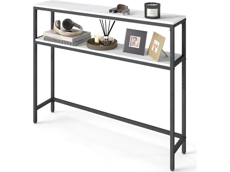 VASAGLE Konsolentisch 100 x 80.5 cm, Weiss VASAGLE Konsolentisch 100 x 80.5 cm, Weiss