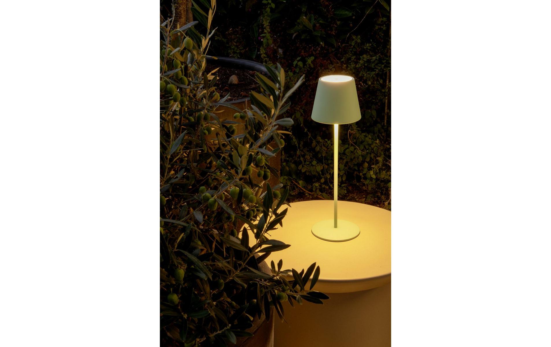 STT Tischleuchte Motion USB Luna, 23 LEDs, Ø 12x38cm, Light Mint