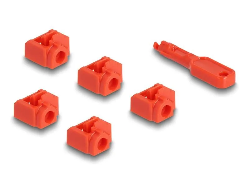 Delock RJ45 Port Blocker Set für RJ45 Buchse 1 Stück Delock RJ45 Port Blocker Set für RJ45 Buchse 1 Stück