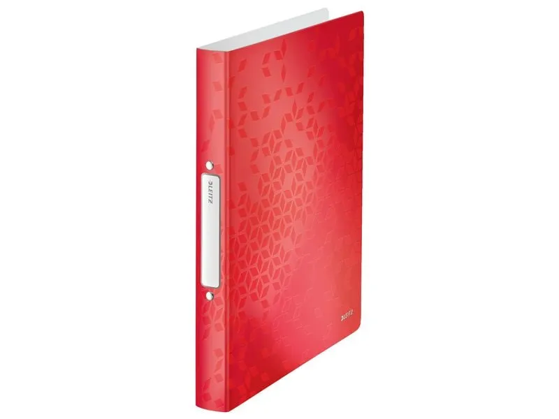 Leitz Ringbuch WOW A4, 2.5 cm, Rot
