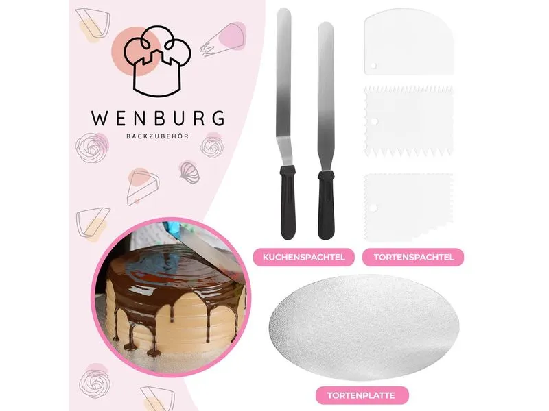 Wenburg Tortendeko-Set – Kuchenständer Wenburg Tortendeko-Set – Kuchenständer