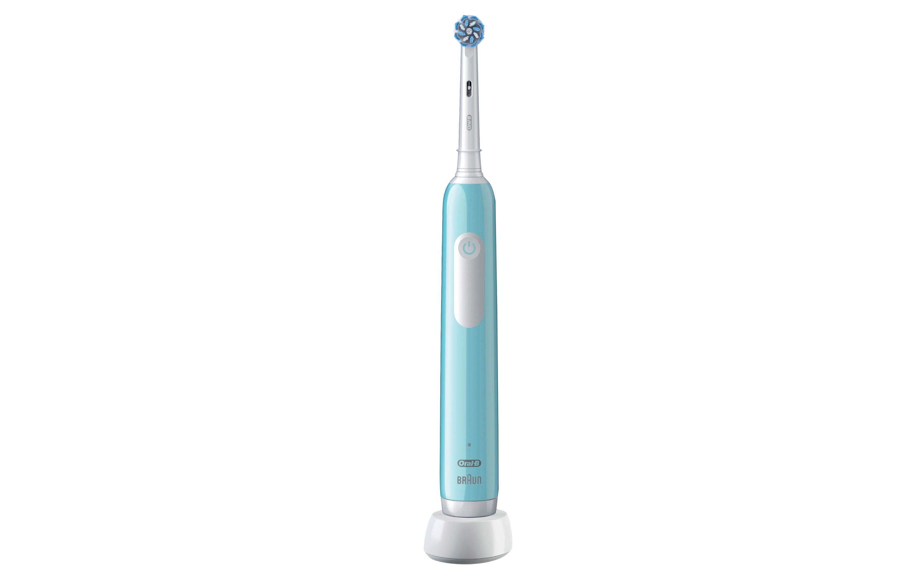 Oral-B Rotationszahnbürste Pro 1 Sensitive Clean Caribbean Blue