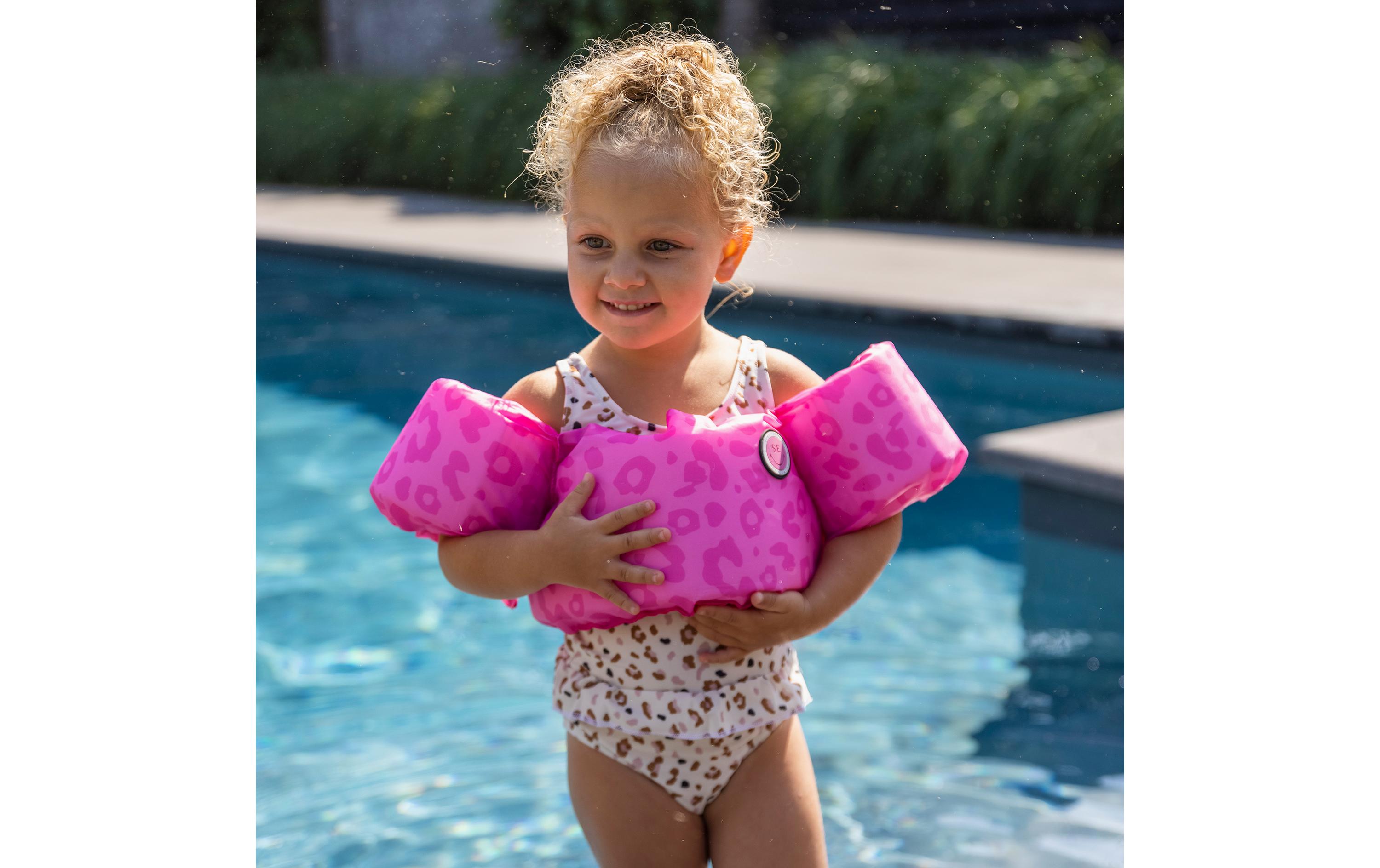 Swim Essentials Schwimmflügel Gurt 2-6 Jahre Leopard Pink Swim Essentials Schwimmflügel Gurt 2-6 Jahre Leopard Pink