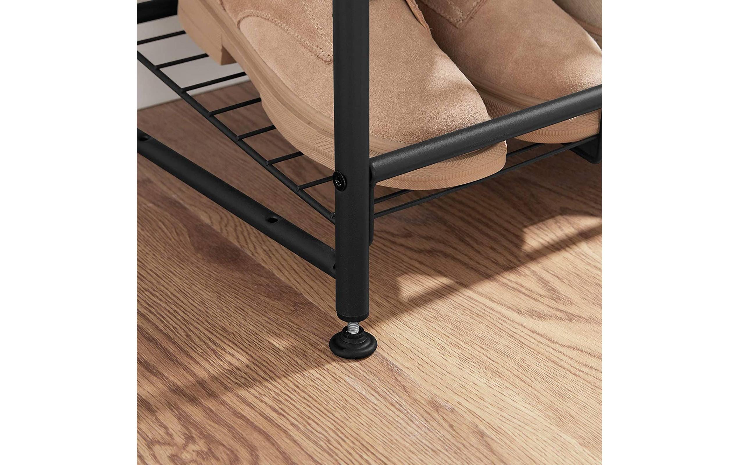 Songmics Schuhregal 68.5 x 65 cm, Schwarz