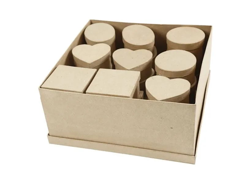 Creativ Company Papp-Schachtel 10-12 cm 28 Stück Creativ Company Papp-Schachtel 10-12 cm 28 Stück