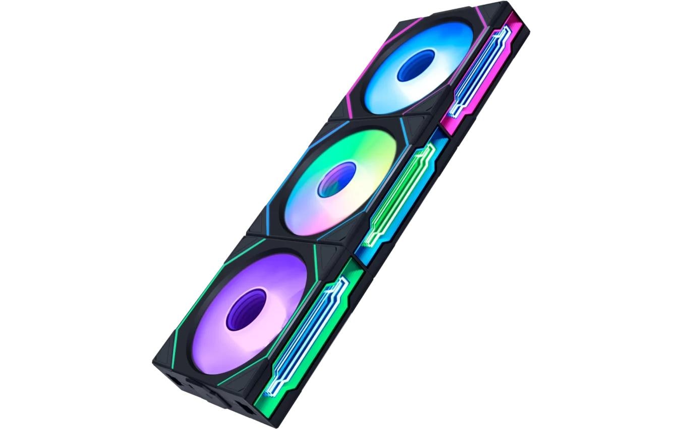 Lian Li PC-Lüfter UNI FAN SL120 RGB 3er-Pack, schwarz