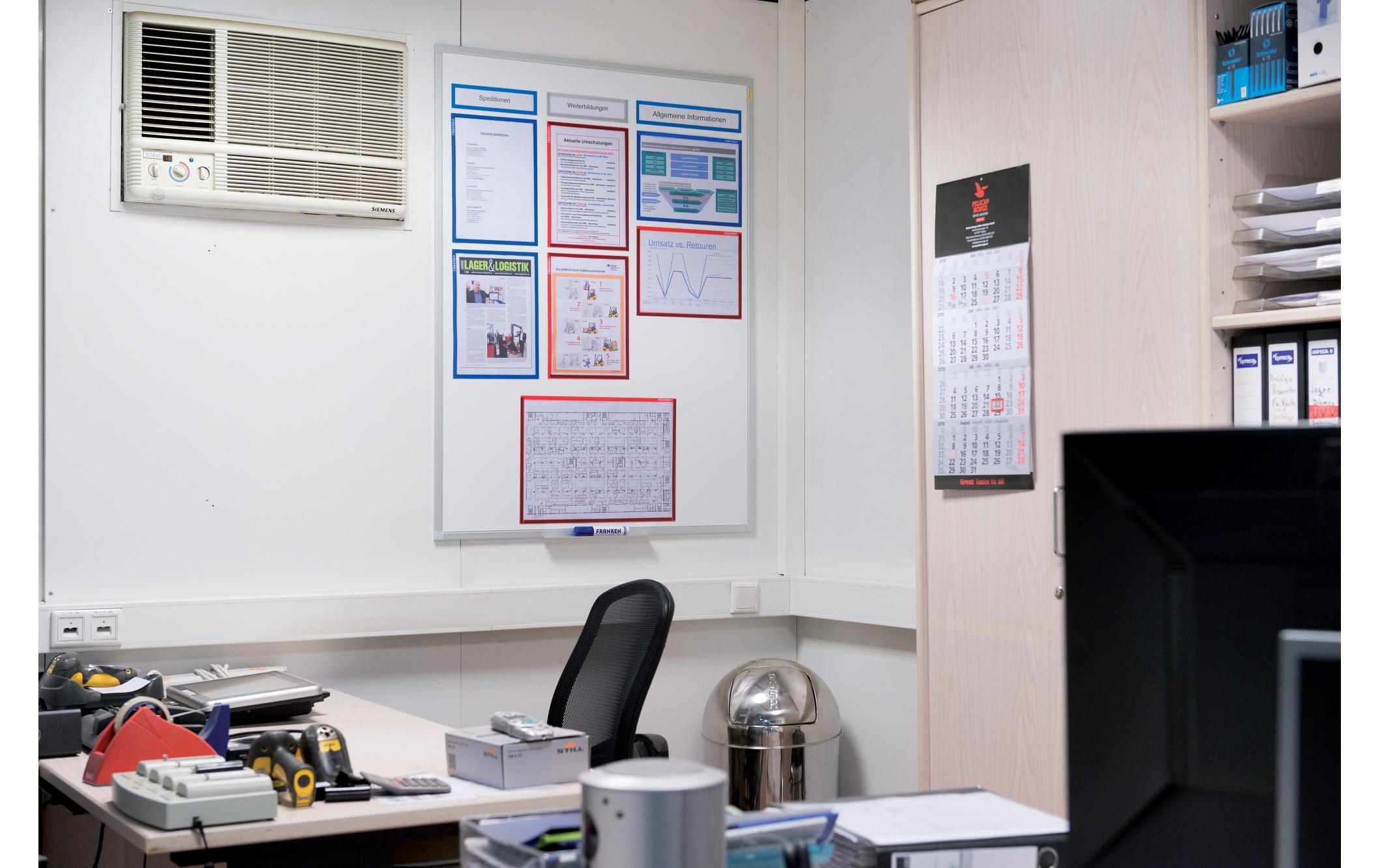 Franken Plakatrahmen PRO A4, Schwarz, 2 Stück