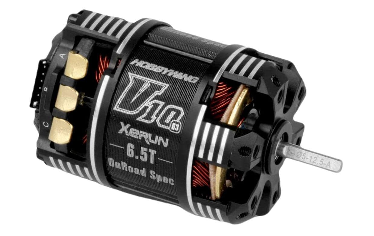 Hobbywing Brushless Motor Xerun V10 G3 Sensored 1S 6.5T, 6300kV Hobbywing Brushless Motor Xerun V10 G3 Sensored 1S 6.5T, 6300kV