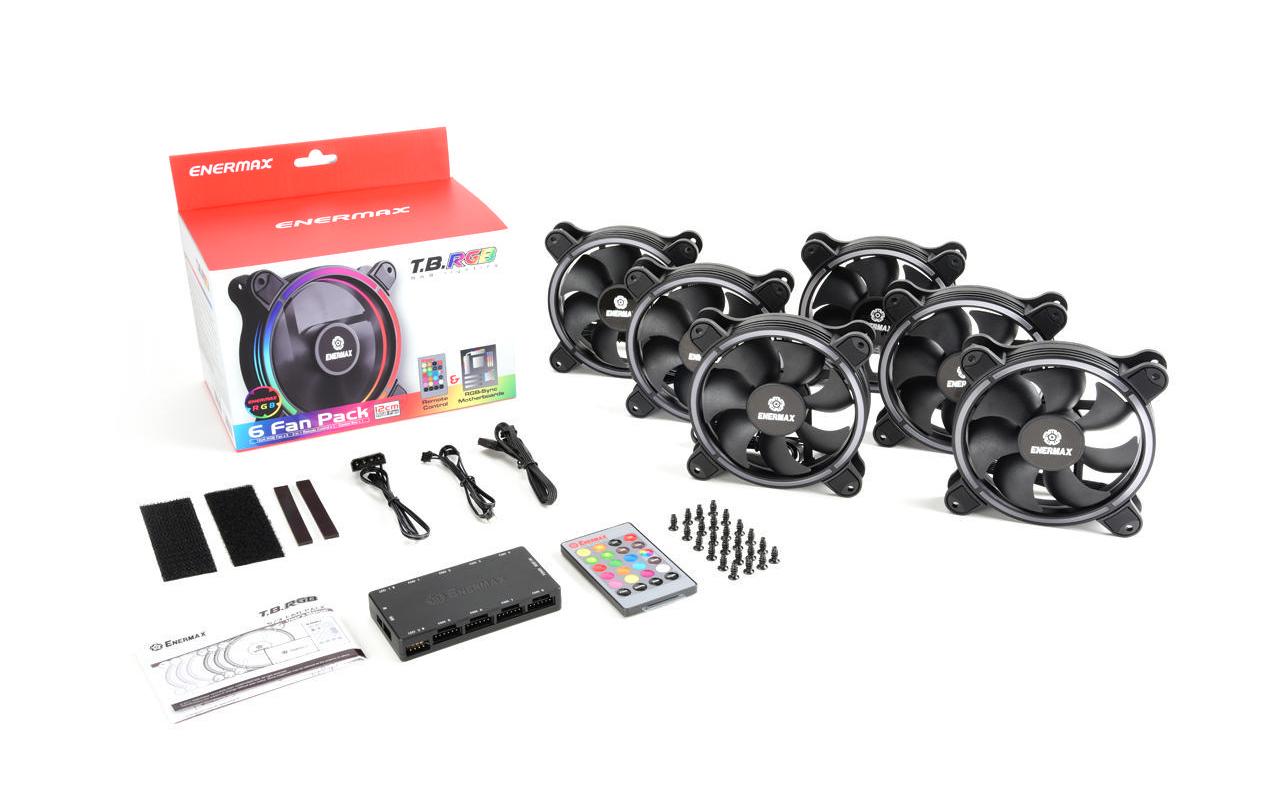 Enermax PC-Lüfter T.B.RGB 120 mm 6 Fan Pack