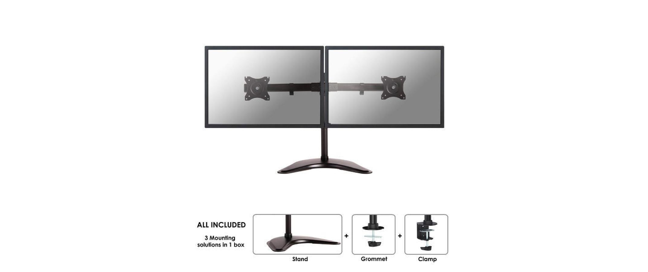 NEOMOUNTS Monitor-Standfuss NM-D335DBLACK Schwarz NEOMOUNTS Monitor-Standfuss NM-D335DBLACK Schwarz