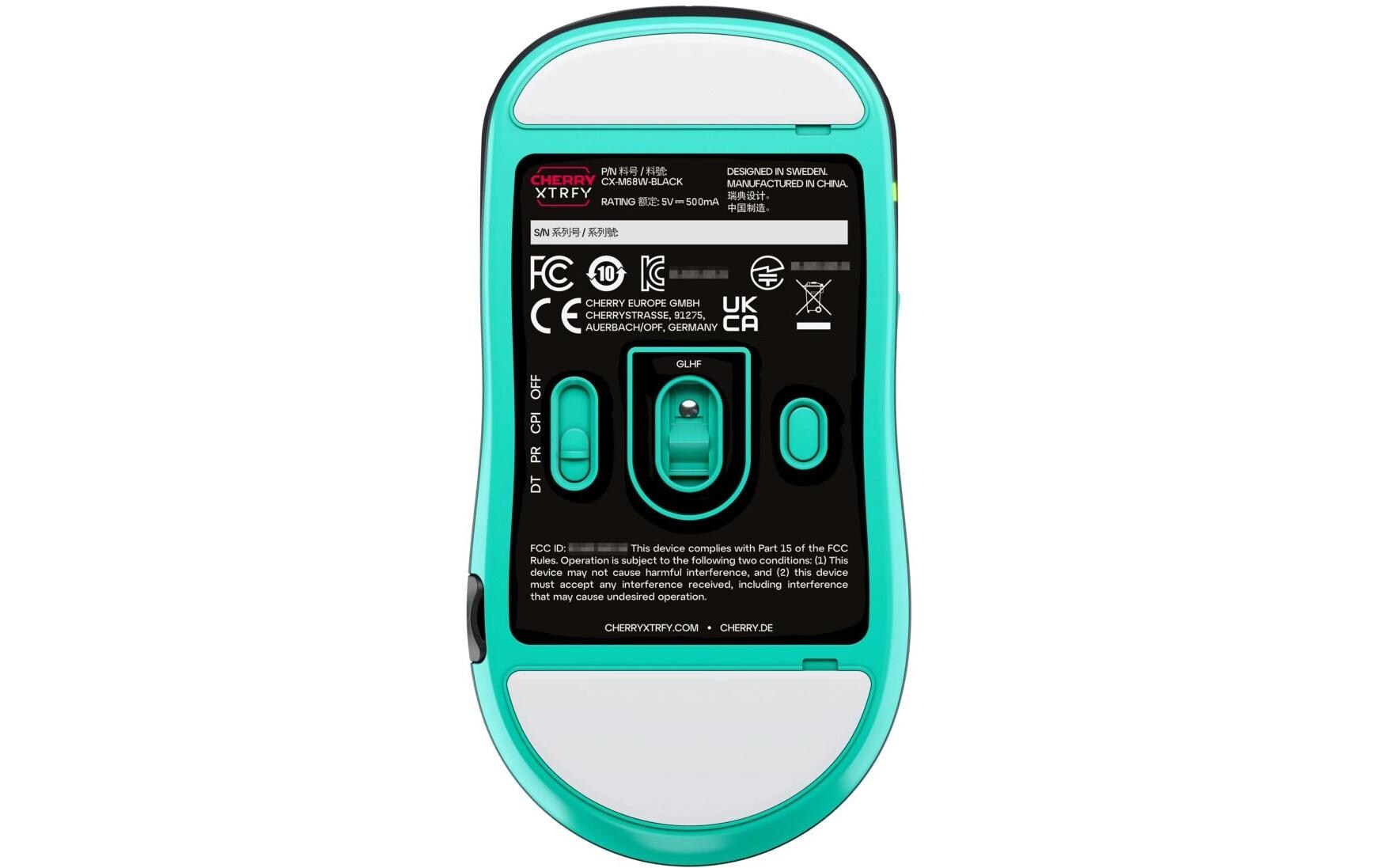 Cherry Gaming-Maus XTRFY M68 Schwarz