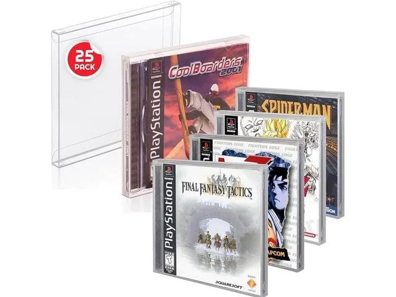 EvoRetro PET Gehäuse für PS1 Single-CD Dreamcast Jewel Case EvoRetro PET Gehäuse für PS1 Single-CD Dreamcast Jewel Case