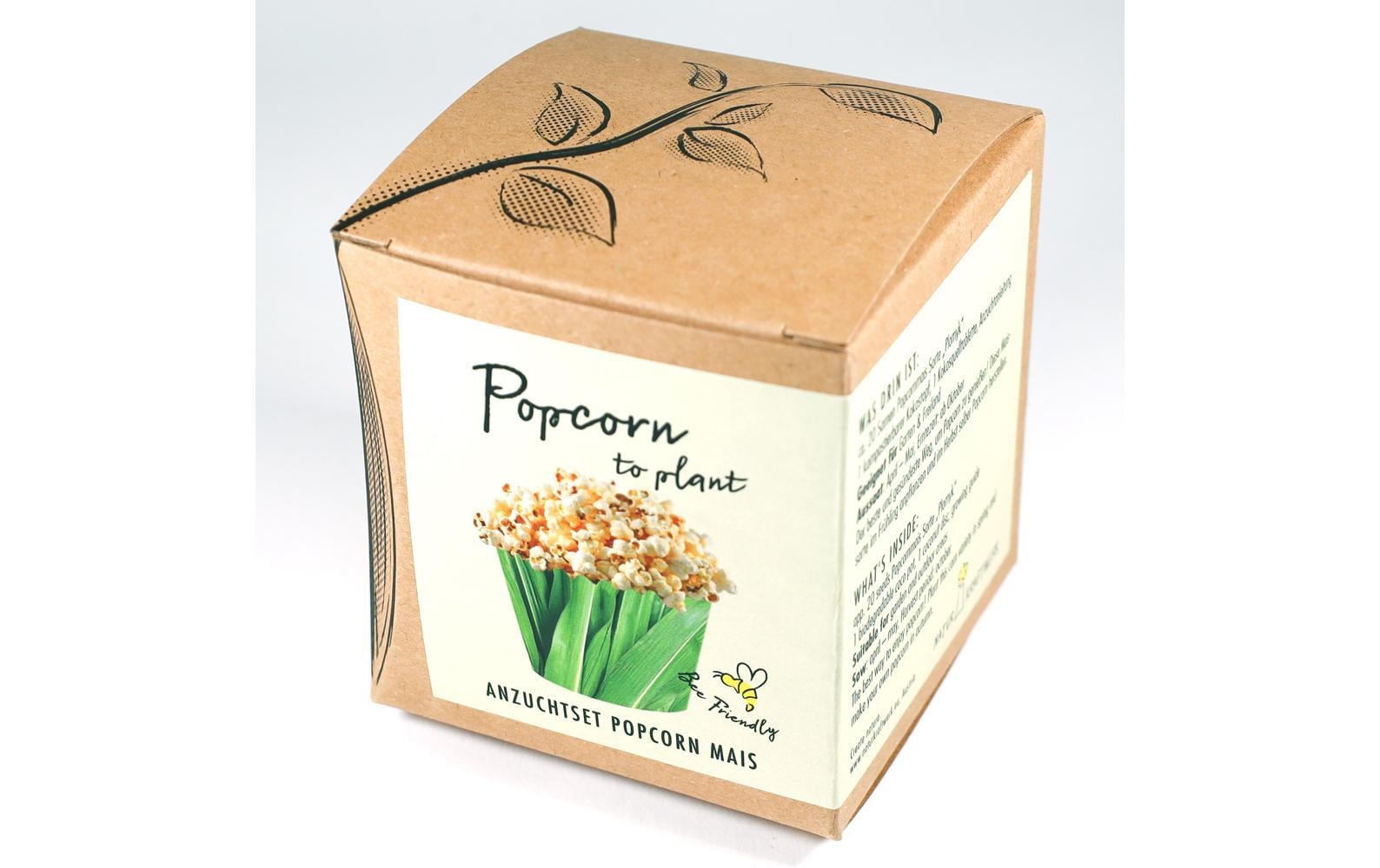 Naturkraftwerk Anzuchtset Popcorn-to-Plant mit Popcorn Mais
