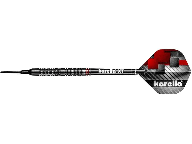 Karella Dartpfeile Softdart SuperDrive 18g, 3 Stück – Schwarz Karella Dartpfeile Softdart SuperDrive 18g, 3 Stück – Schwarz