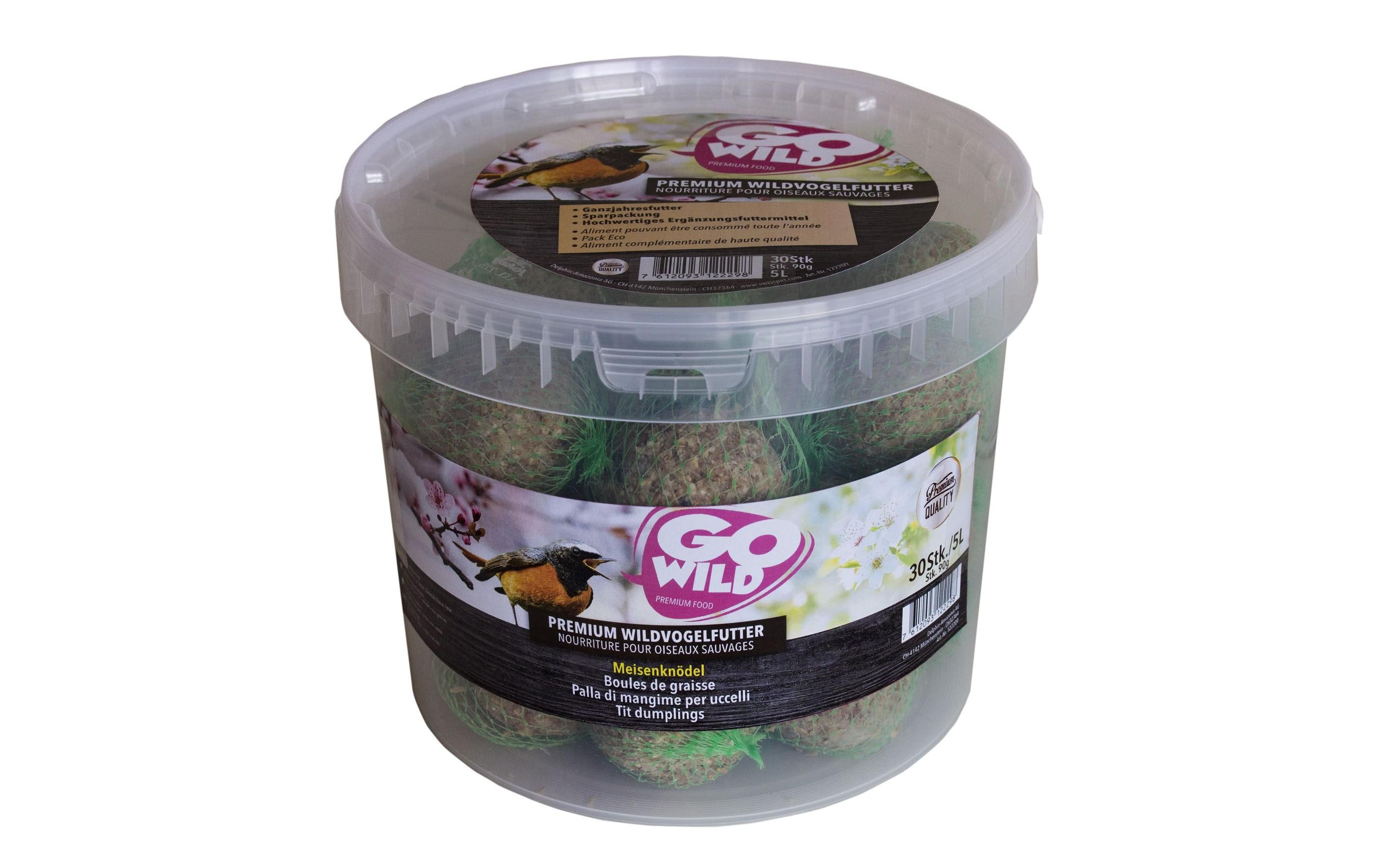 GoWild Vogelfutter Premium Meisenknödel, 30 Stück GoWild Vogelfutter Premium Meisenknödel, 30 Stück