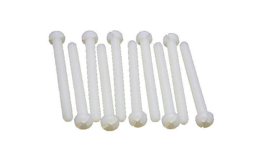 EP Flachkopfschrauben M2x10 mm Nylon EP Flachkopfschrauben M2x10 mm Nylon