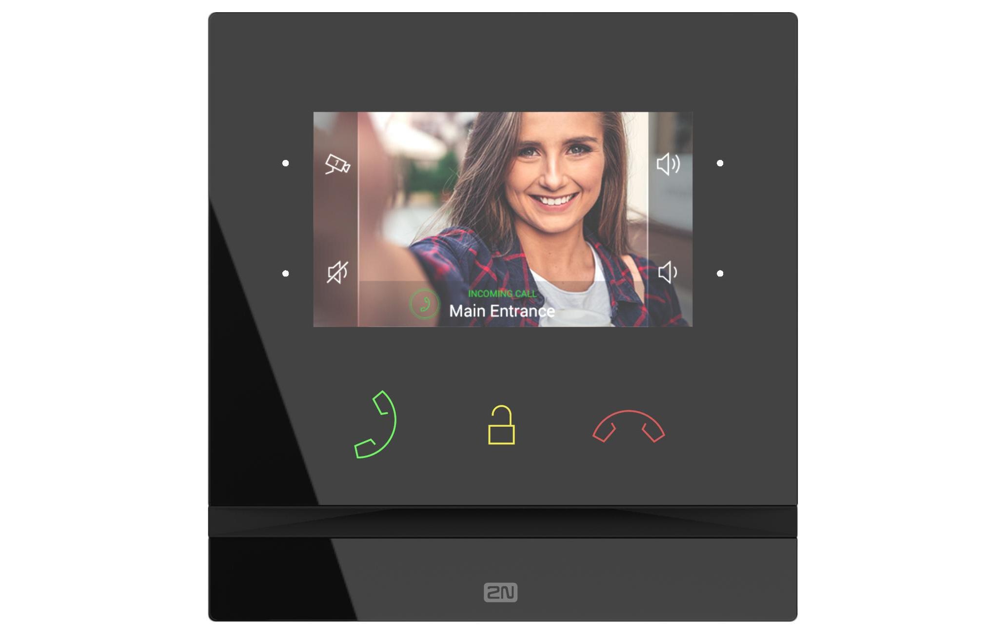 2N Innensprechstelle Indoor Compact schwarz 2N Innensprechstelle Indoor Compact schwarz