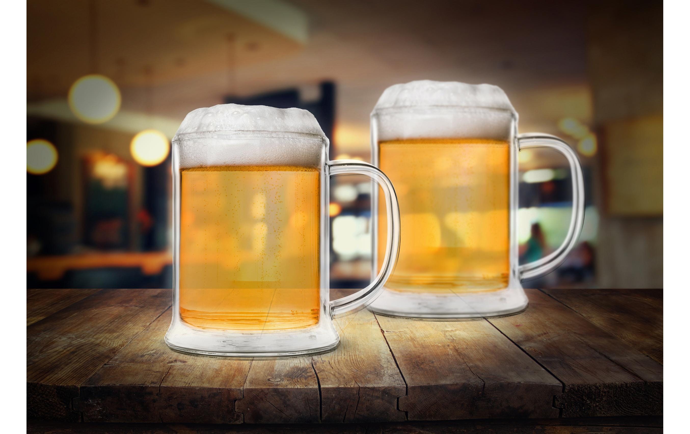 Creano Bierglas 500 ml, 1 Stück, Transparent