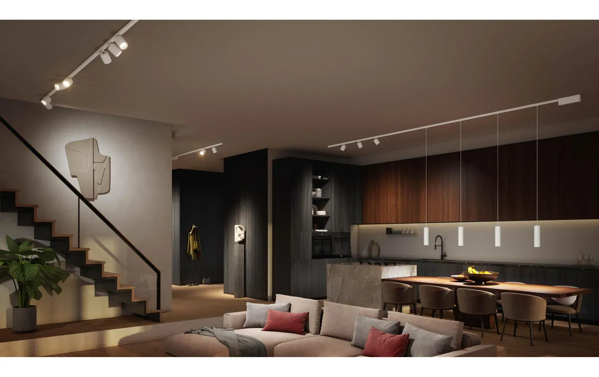 Philips Hue Perifo Basis-Set Deckenleuchte 4 Spots Weiss