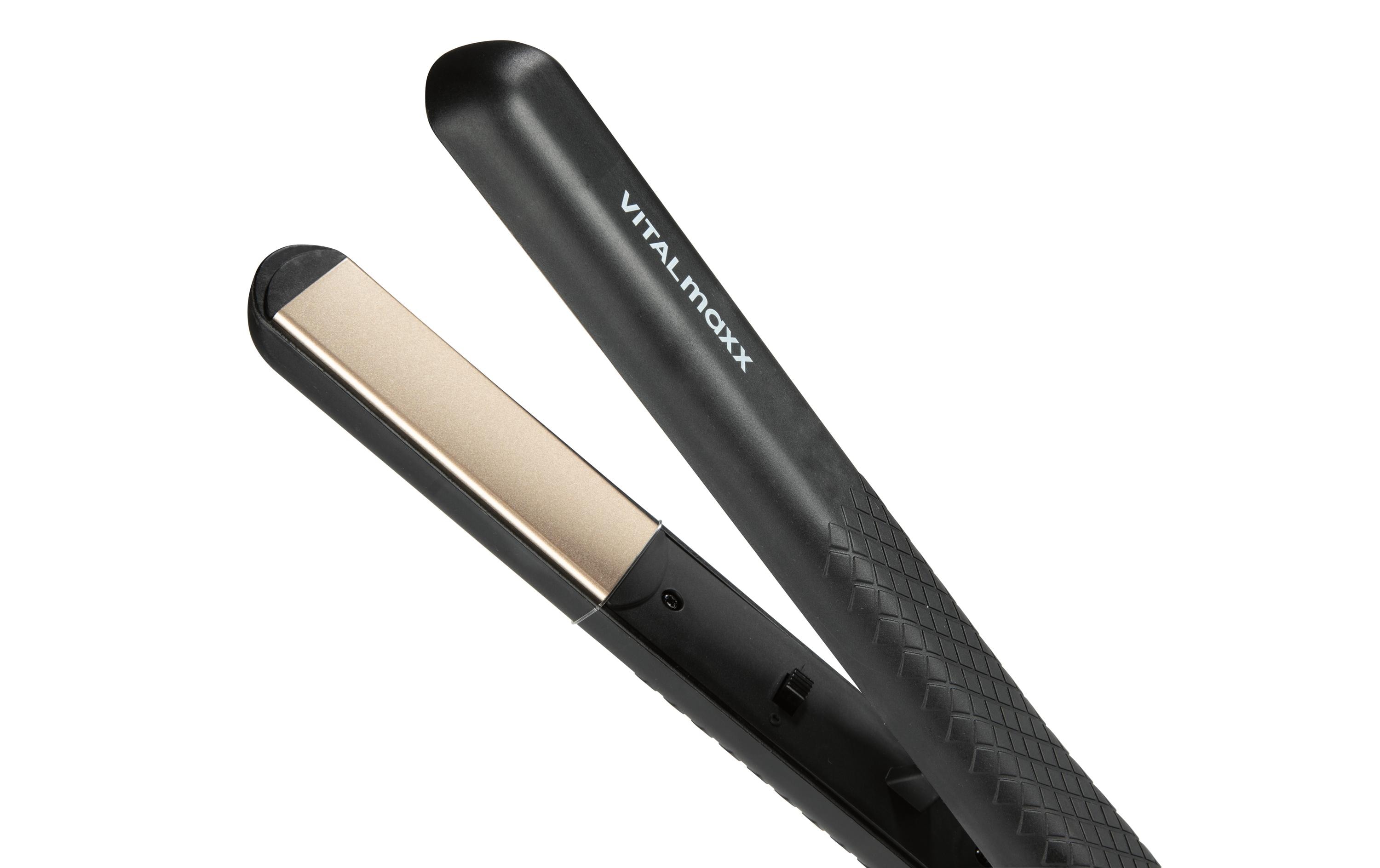 VITALmaxx Haarglätter Schwarz